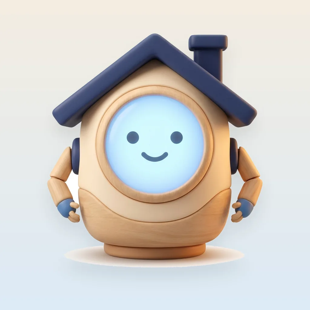 The friendly House Pilot house mascot
